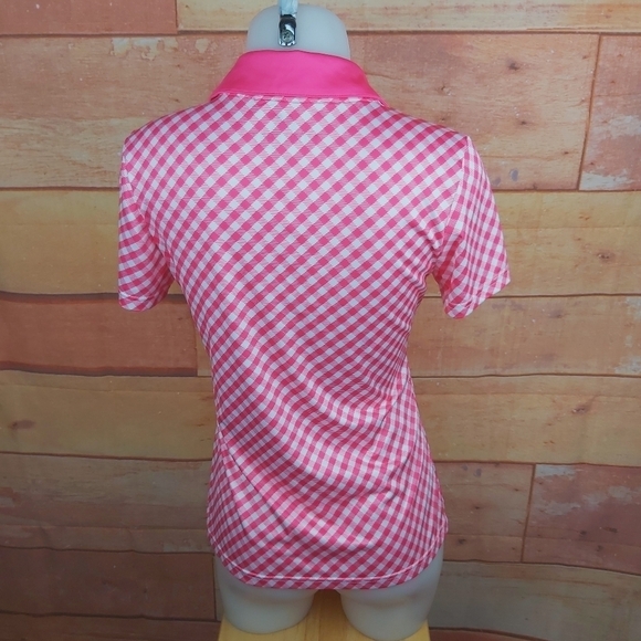 🍄3/50$🍄 MONTEREY golf tennis v-neck polo size XS - Picture 4 of 6